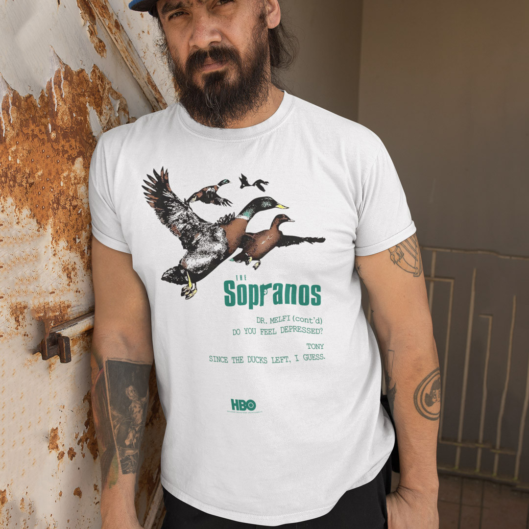 Футболка унісекс The Sopranos (Do You Feel Depressed) XS білий, фото 1