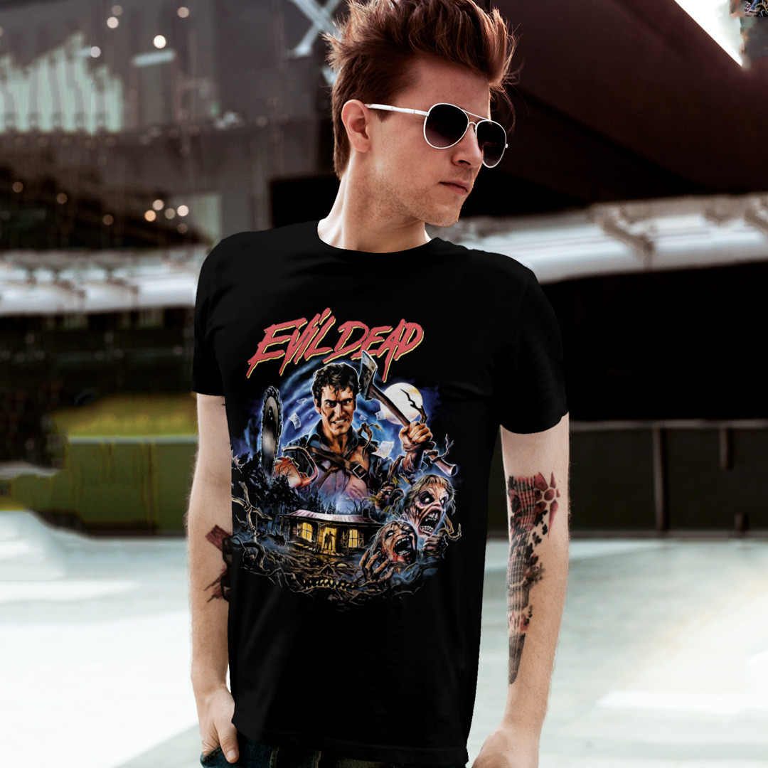 Футболка унісекс Evil Dead 2 (Dead by Dawn) XS чорний, фото 1