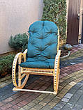 Крісло качалка з лози та ротангу. Арт:99122, фото 4