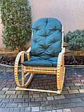 Крісло качалка з лози та ротангу. Арт:99122, фото 2