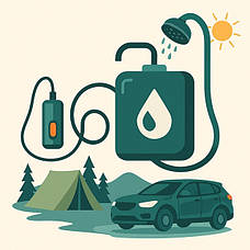 Портативні душі для кемпінгу, дачі та авто