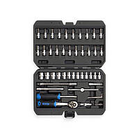 Набір 1/4" 46 шт, 4-14 мм з тріщ., Подовж., Кардан, отв.