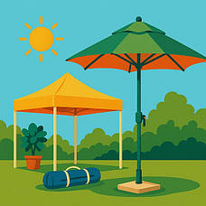 Намети та парасольки