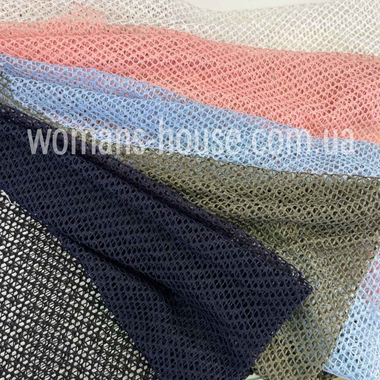 Сітка макраме бавовняна «Рибка» 150 см Рулон від 40 м, фото 1