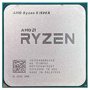 Процесор sAM4 AMD Ryzen 5 1500X 3.5-3.7GHz 4/8 96kB+512kB+16MB DDR4 2400/2666 65W б/в