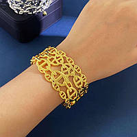 Браслет Ермес позолота 18 К