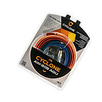 Провід набір для підключення підсилювача канального, запобіжник AGU акустичний 2-х 40А