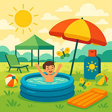 Літо - влітку, сезонні товари для відпочинку