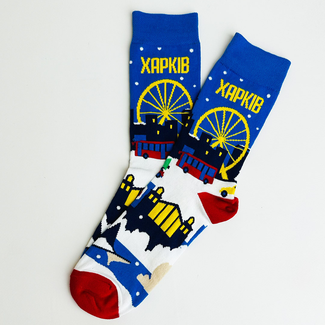 Шкарпетки довгі PRZ - Зимовий Харків