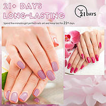 Набір для гелевих нігтів Phoenixy, набір з 12 кольорів Soak Off Gel Nail Polish Set з лампою Starter Kit 8ml Na, фото 4