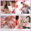 Набір для гелевих нігтів Phoenixy, набір з 12 кольорів Soak Off Gel Nail Polish Set з лампою Starter Kit 8ml Na, фото 8