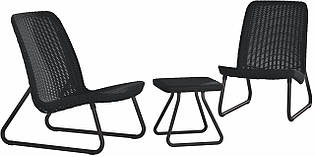 Комплект садових меблів Keter Rio patio set, графіт