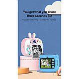 Фотоапарат дитячий Print Camera AM-300 — Dino, фото 7