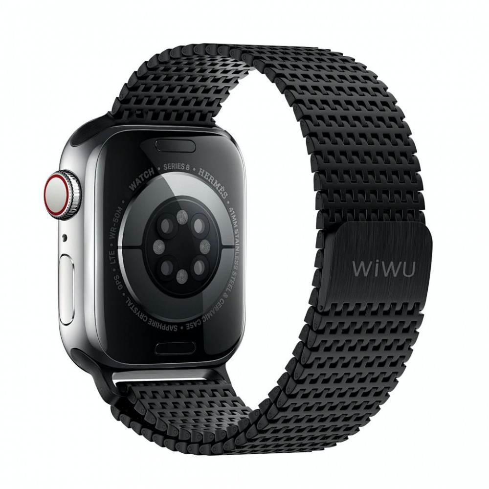 Ремінець Wiwu Wi-WB002  Apple Watch 42 44 45 49 mm — Black, фото 1