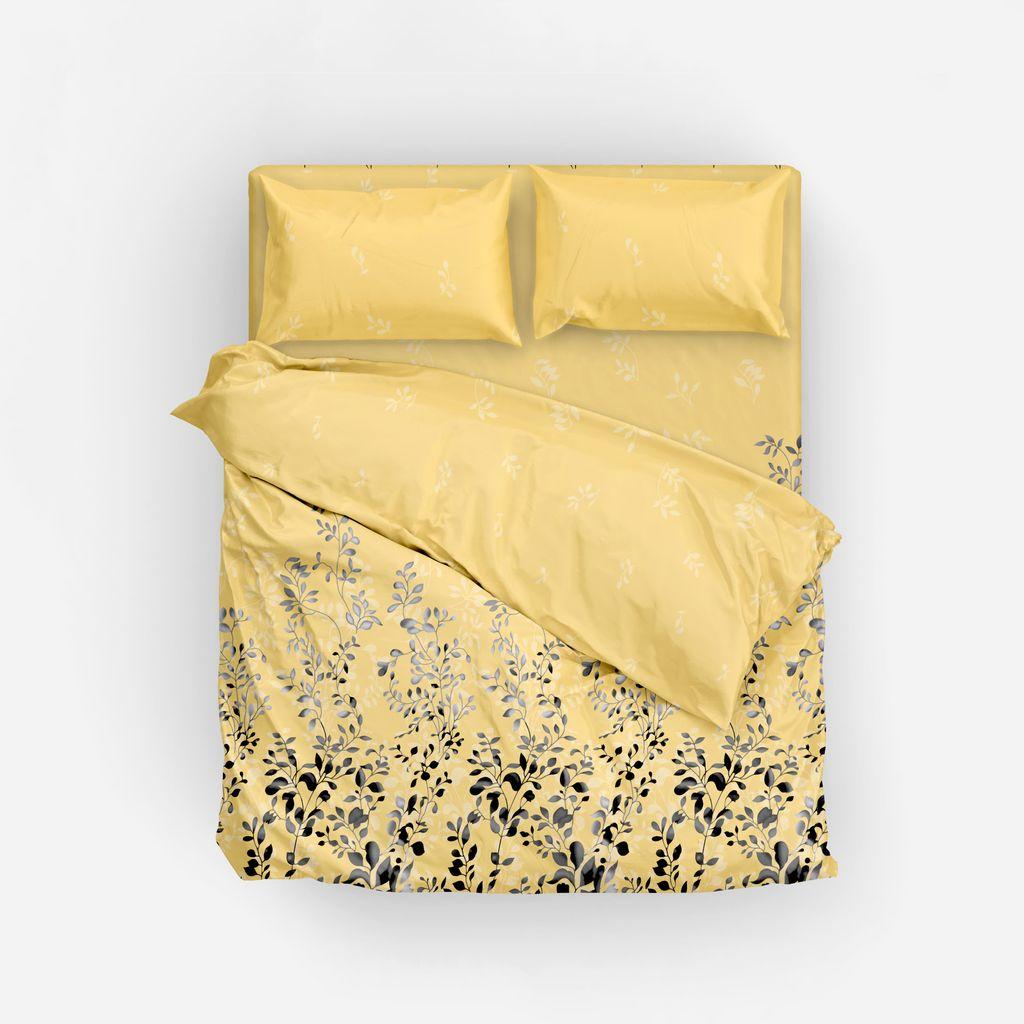 Комплект постільної білизни ТЕП "Everyday collection" євро (Black and Yellow, 70х70)