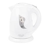 Чайник електричний Adler AD 08 white 1 L, фото 3