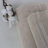 Рушник "Fancy" 50*90 см (550 г/м2) (бавовна 100%) (LATTE LIGHT), фото 8