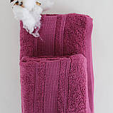 Рушник "Fancy" 50*90 см (550 г/м2) (бавовна 100%) (DARK POWDER), фото 4