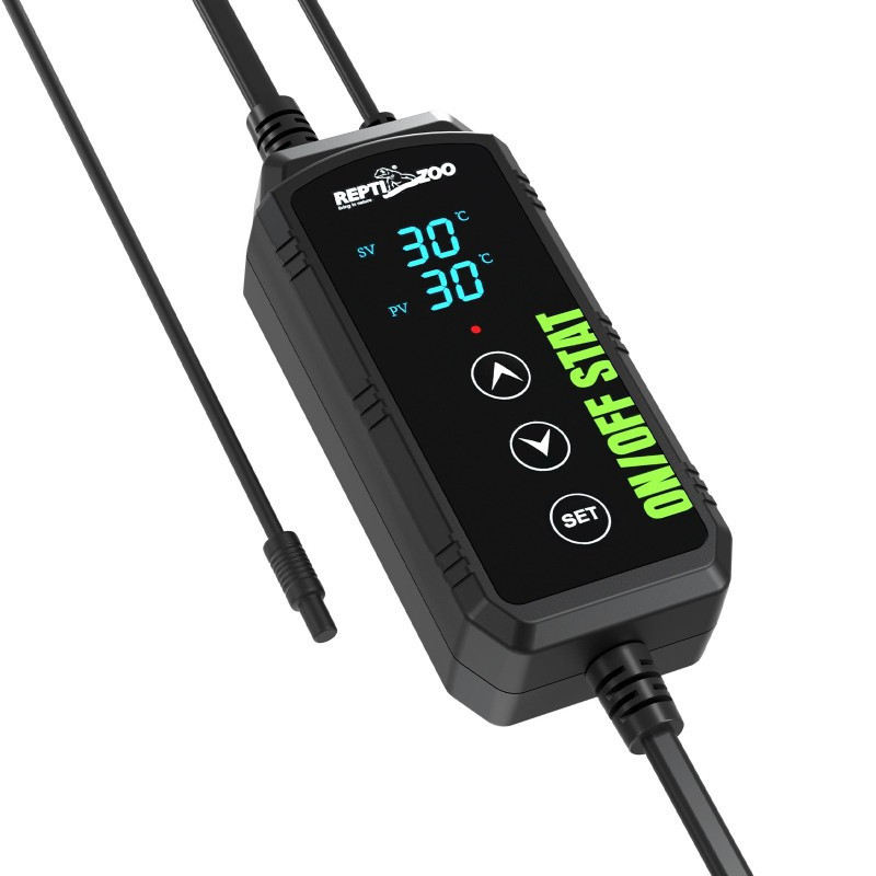 Термостат для тераріуму Repti-Zoo ON/OFF Thermostat (TC06), діапазон 15–55°C, 300Вт, фото 1