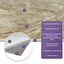 Самоклеюча стінова PET плитка у рулоні 600х3000х2мм SW-00002432, фото 2