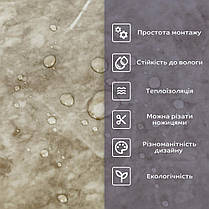 Самоклеюча стінова PET плитка у рулоні 600х3000х2мм SW-00002432, фото 4