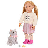 Our Generation Лялька Шила з кошеням Семмі та аксесуарами 46см, фото 2
