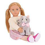 Our Generation Лялька Шила з кошеням Семмі та аксесуарами 46см, фото 3