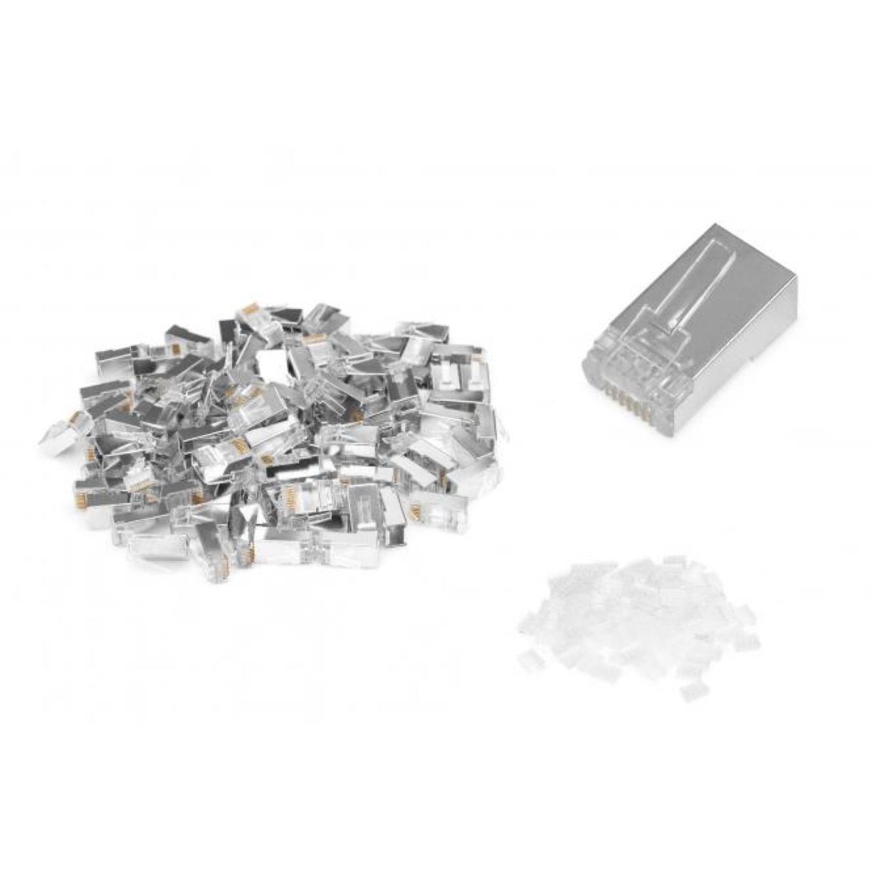 Digitus Конектор CАТ 6 RJ45, STP, 100шт., фото 1