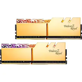 Модуль пам'яті DDR4 G.Skill Trident Z Royal 2x16GB 3600MHz (F4-3600C16D-32GTRGC)