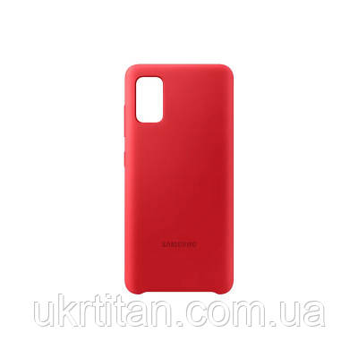 Оригінал! Чохол до мобільного телефона Samsung Silicone Cover Galaxy A41 (A415) Red (EF-PA415TREGRU) - Вища Якість!, фото 1