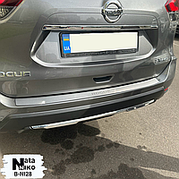 Накладка на бампер Nissan ROGUE II FL (T32) (2017-2020)