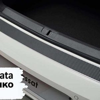 Накладка на бампер Nissan ROGUE II FL (T32) (2017-2020) (Carbon)