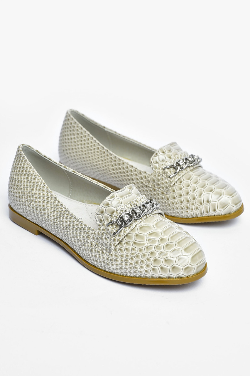 Балетки для дівчинки сірого кольору 202231T Безкоштовна доставка, фото 1