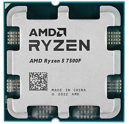 Процесор AMD Ryzen 5 7500F Raphael 3700Mhz Tray (100-000000597)