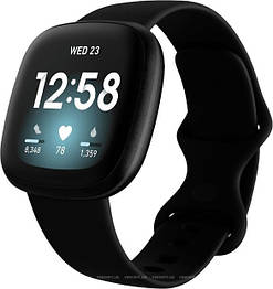 Годинник Fitbit Versa 3 Black/Black Aluminum