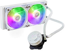 Водяне охолодження для процесора Cooler Master MasterLiquid ML240L Core ARGB White (MLW-D24M-A18PZ-RW)