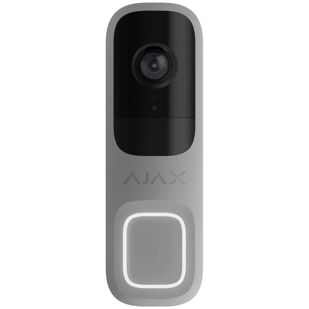 Ajax Doorbell Grey RAL 7004 Відеодзвінок