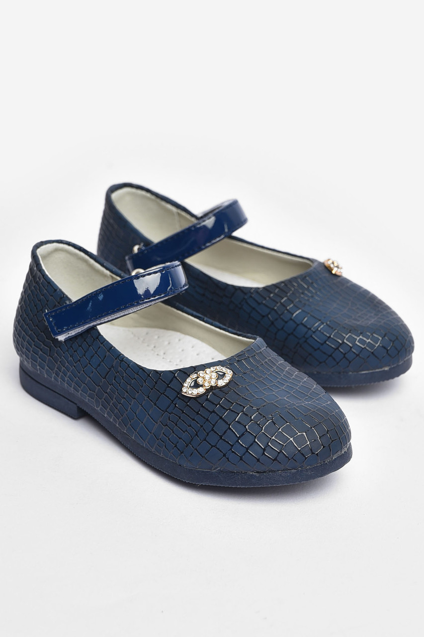 Туфлі для дівчинки темно-синього кольору 202300P, фото 1