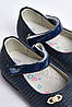 Туфлі для дівчинки темно-синього кольору 202300P, фото 4