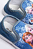 Мокасини дитячі синього кольору без застібки 202134P, фото 4