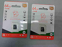 Карта флэш памяти  Б/У T&G microSDXC (UHS-1) 64 GB class 10