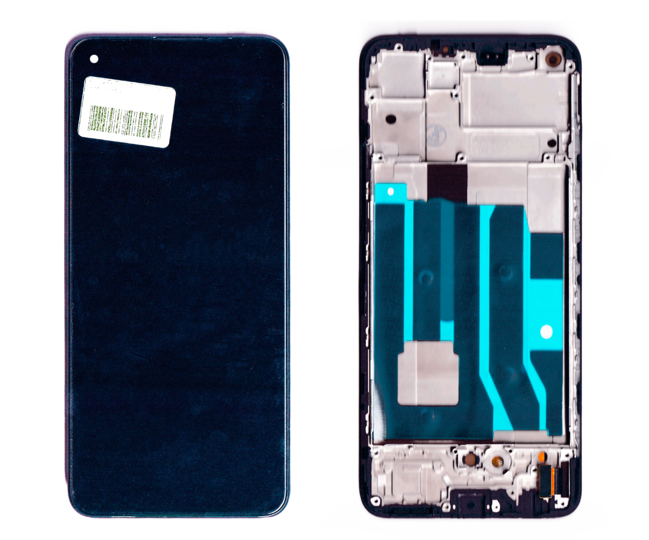 Дисплей Realme 8 4G/ 8 Pro OLED чорний + рамка, фото 1