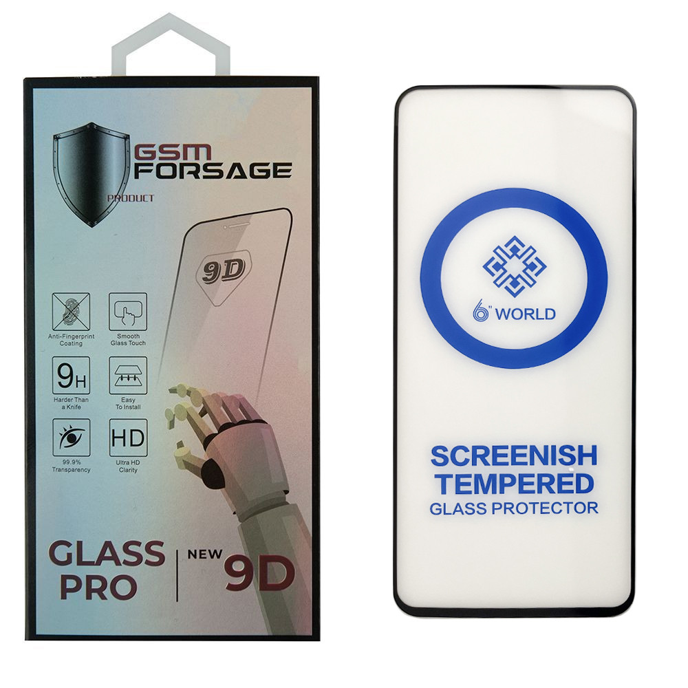 Захисне скло Premium Tempered Glass для Motorola Moto G04 / Moto G24 / Moto G24 Power (6.56") Black