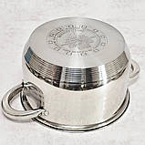 Нова якісна каструля з нержавіючої сталі 3,9 л з Німеччини Royalty Line, фото 3