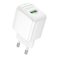 Мережевий зарядний пристрій Borofone BAS42A 1USB QC3.0 18W