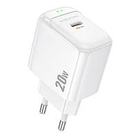 Мережевий зарядний пристрій Borofone BAS43A 1USB-C PD/QC 20W