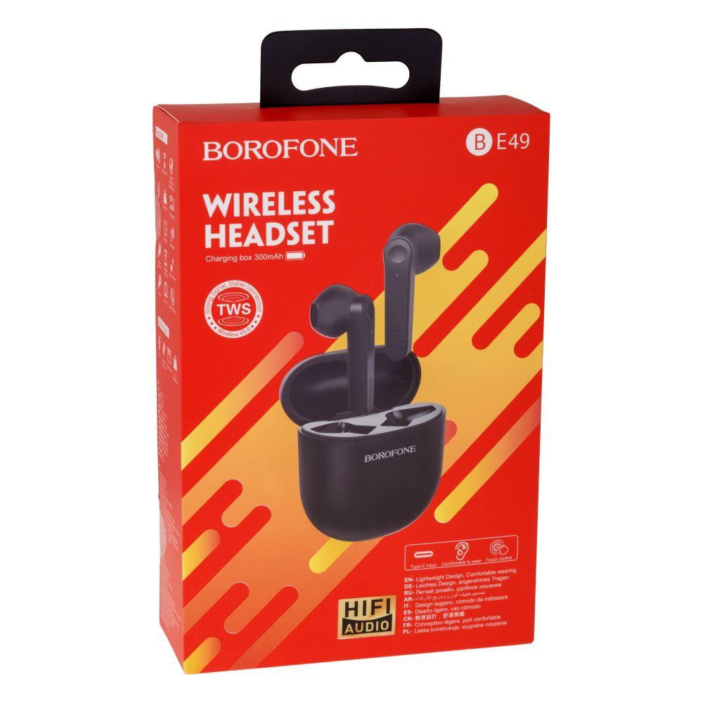 Блютуз Стерео Гарнітура Borofone BE49 Serenity TWS