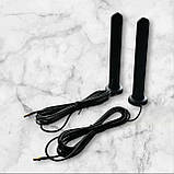 Комплект антен широкосмугових 12-15dBi на магніті (600-6000 МГц, TS9) MIMO, фото 4