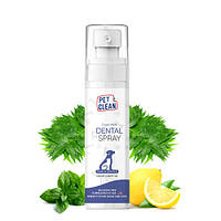 Спрей Pet Clean DENTAL SPRAY для гігієни порожнини рота і підтримки здоров'я зубів домашніх тварин 100 мл (*)