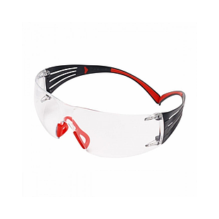 Окуляри захисні, прозорі, відкриті SecureFit № SF401SGAF-RED EU, 1шт (3М)